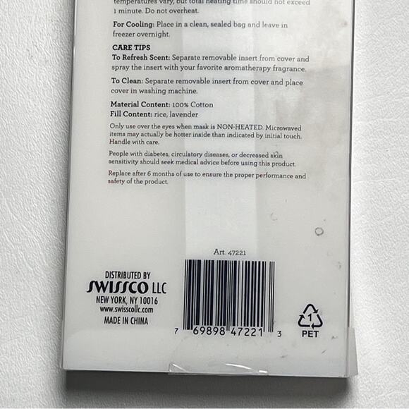 Spa Bello Aromatherapy Eye Mask With Soothing Lavender - Picture 8 of 8